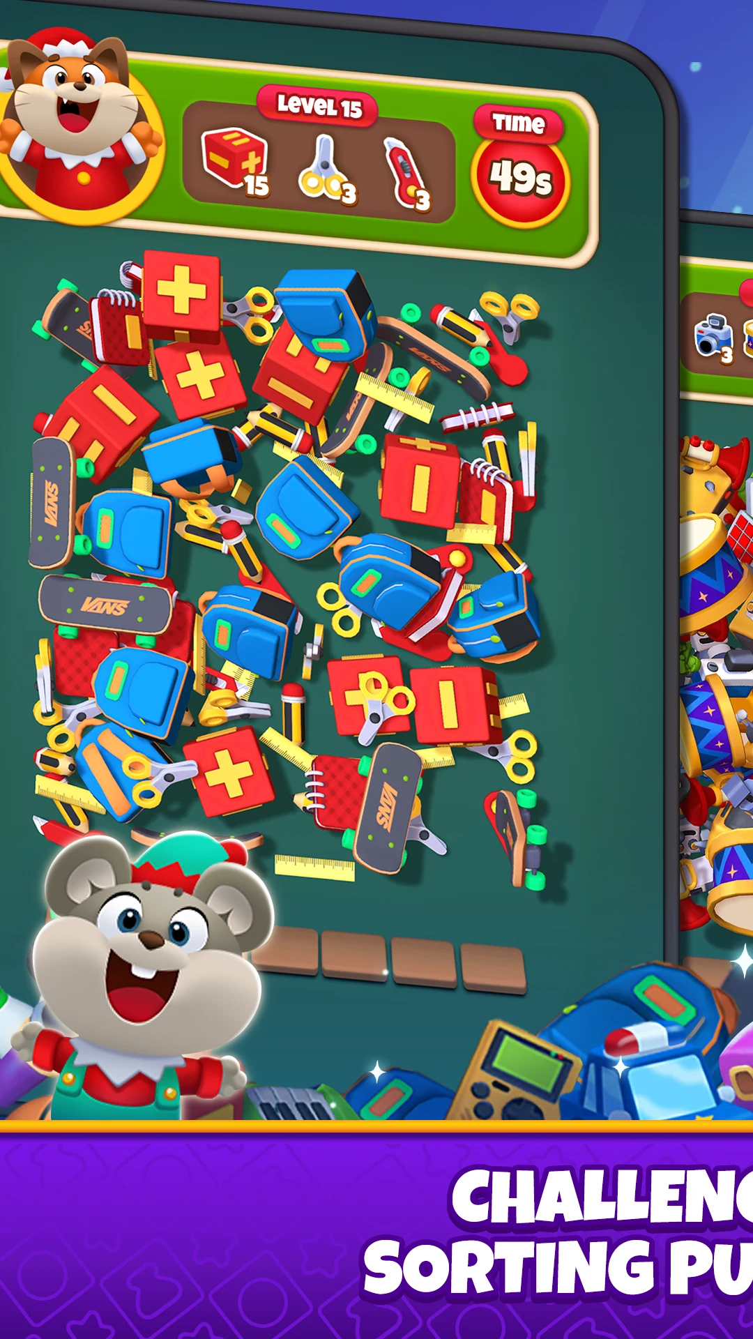 Toy Factory Match 3 Game Party screenshot