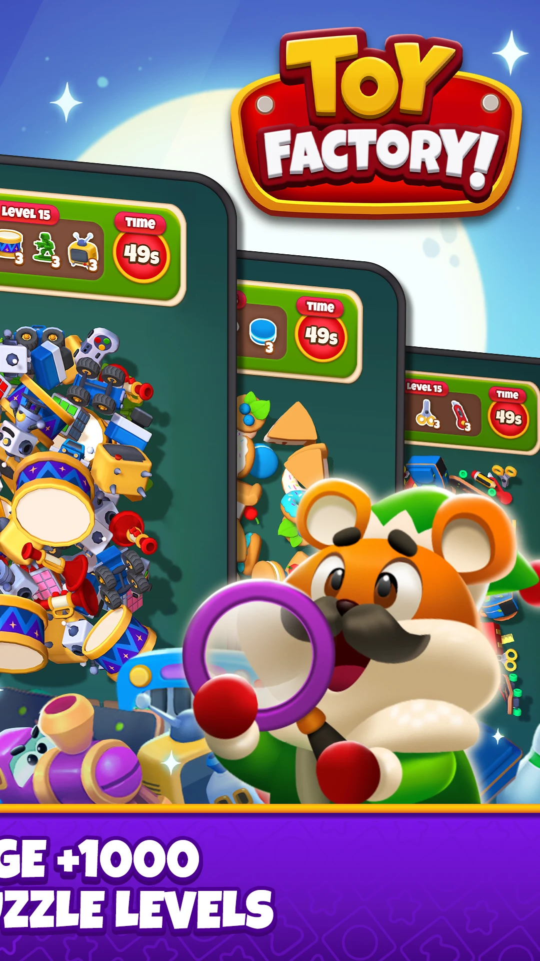 Toy Factory Match 3 Game Party screenshot