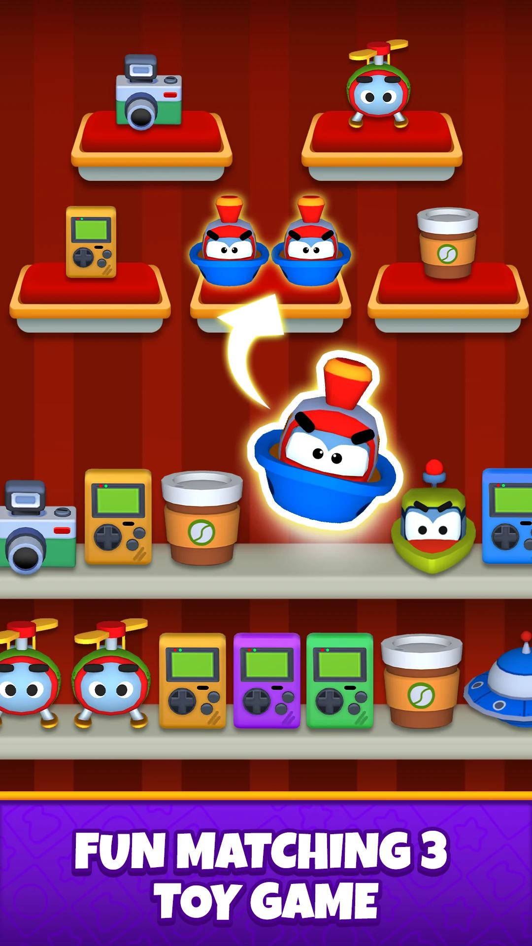 Toy Factory Match 3 Game Party screenshot